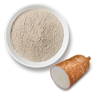 Dried cassava grain-free carbohydrates