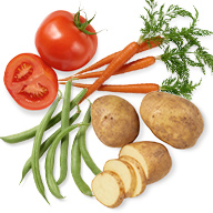 Mixed vegetables for balanced diet
