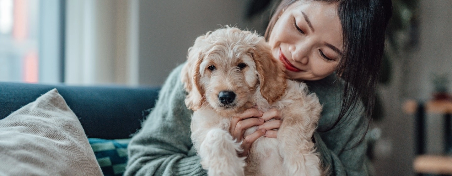 Woman with dog