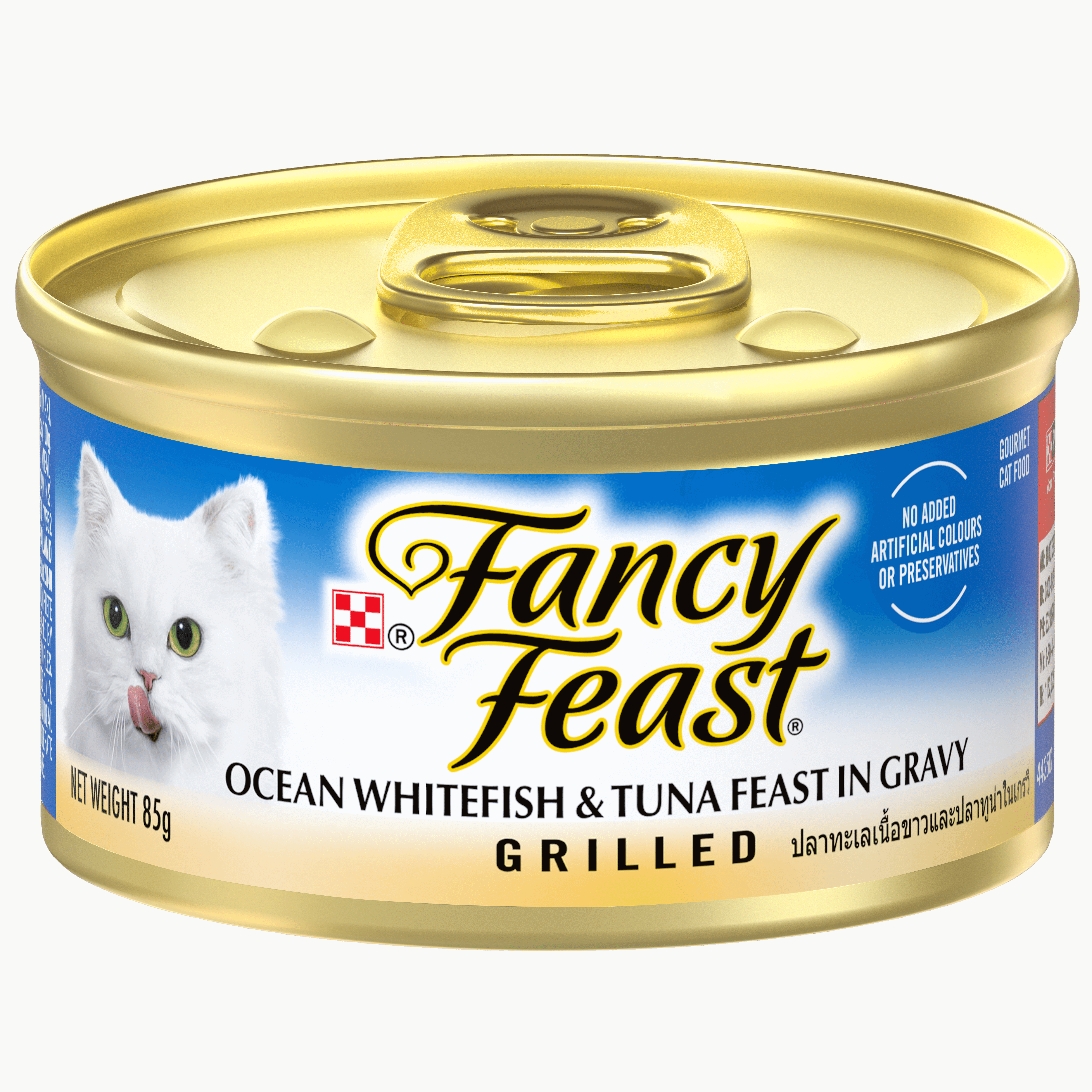 Fancy Feast Grilled Ocean Whitefish and Tuna Canned Cat Food Fancy Feast Grilled Ocean Whitefish and Tuna Canned Cat Food