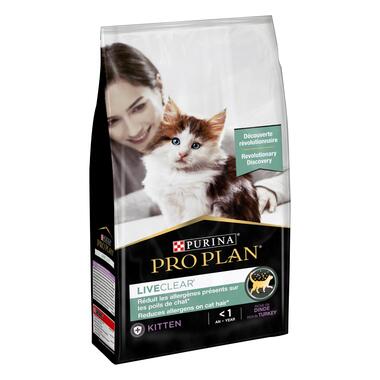 Purina Pro Plan LiveClear Kitten, Rich in Turkey