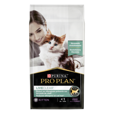 Purina Pro Plan LiveClear Kitten, Rich in Turkey