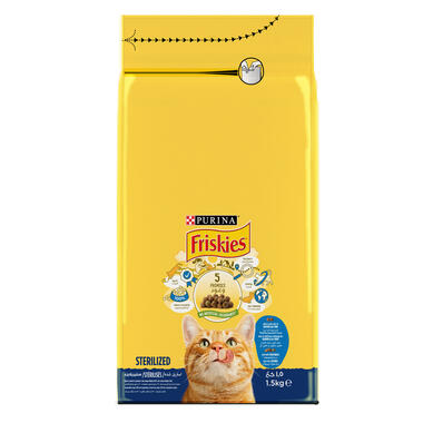 FRISKIES Sterilised with Salmon & Vegetables Dry Cat Food