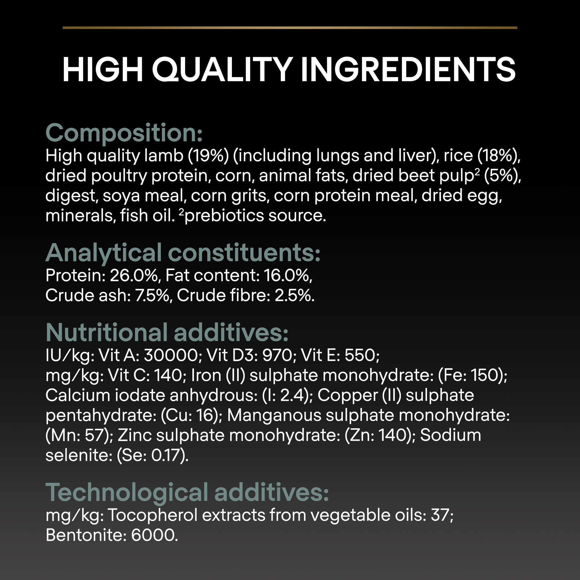 Pro Plan Sensitive Digestion Dry Dog Food - Lamb Formula (S/M Breeds)