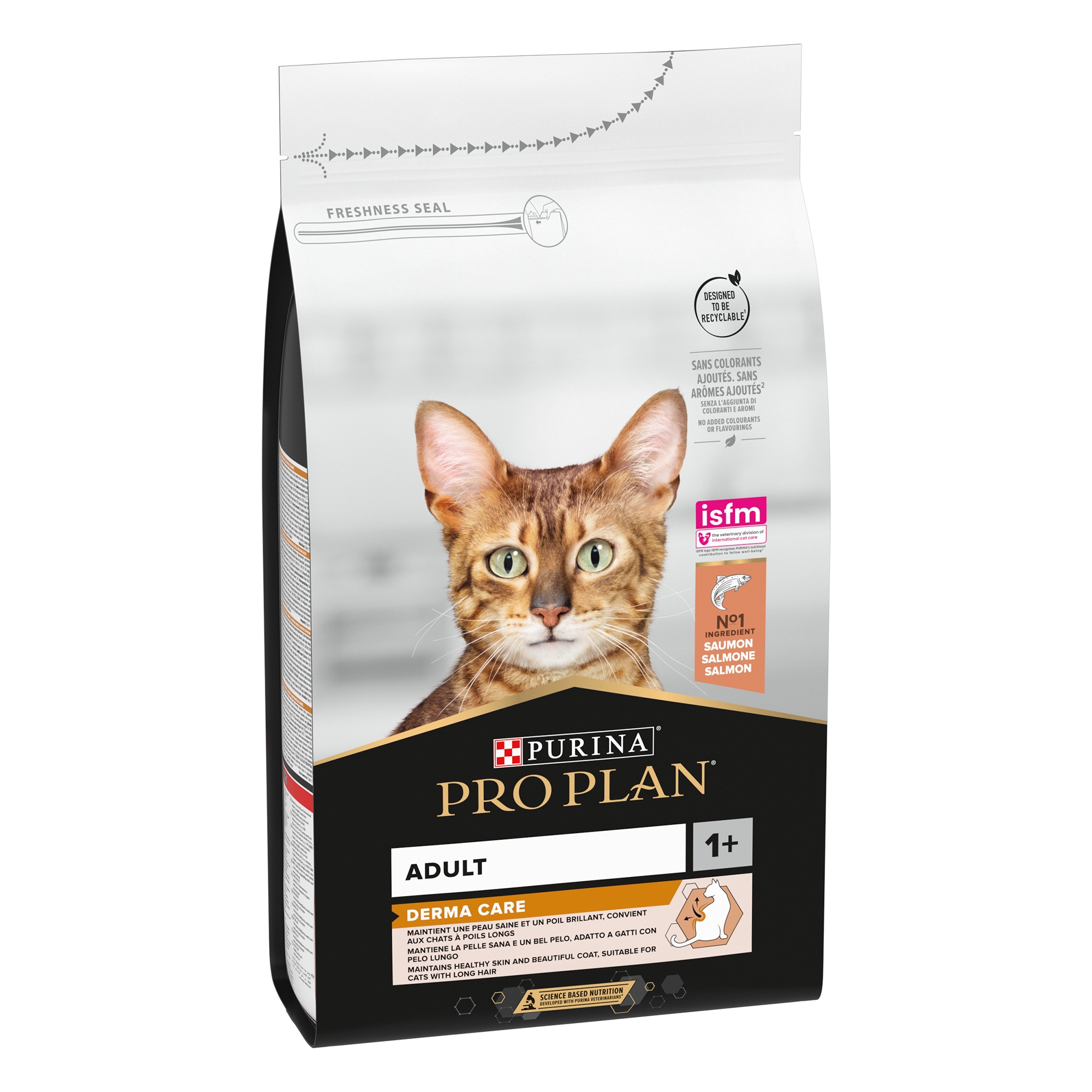 Purina Pro Plan Adult Derma Care, Dry Cat Food with Salmon