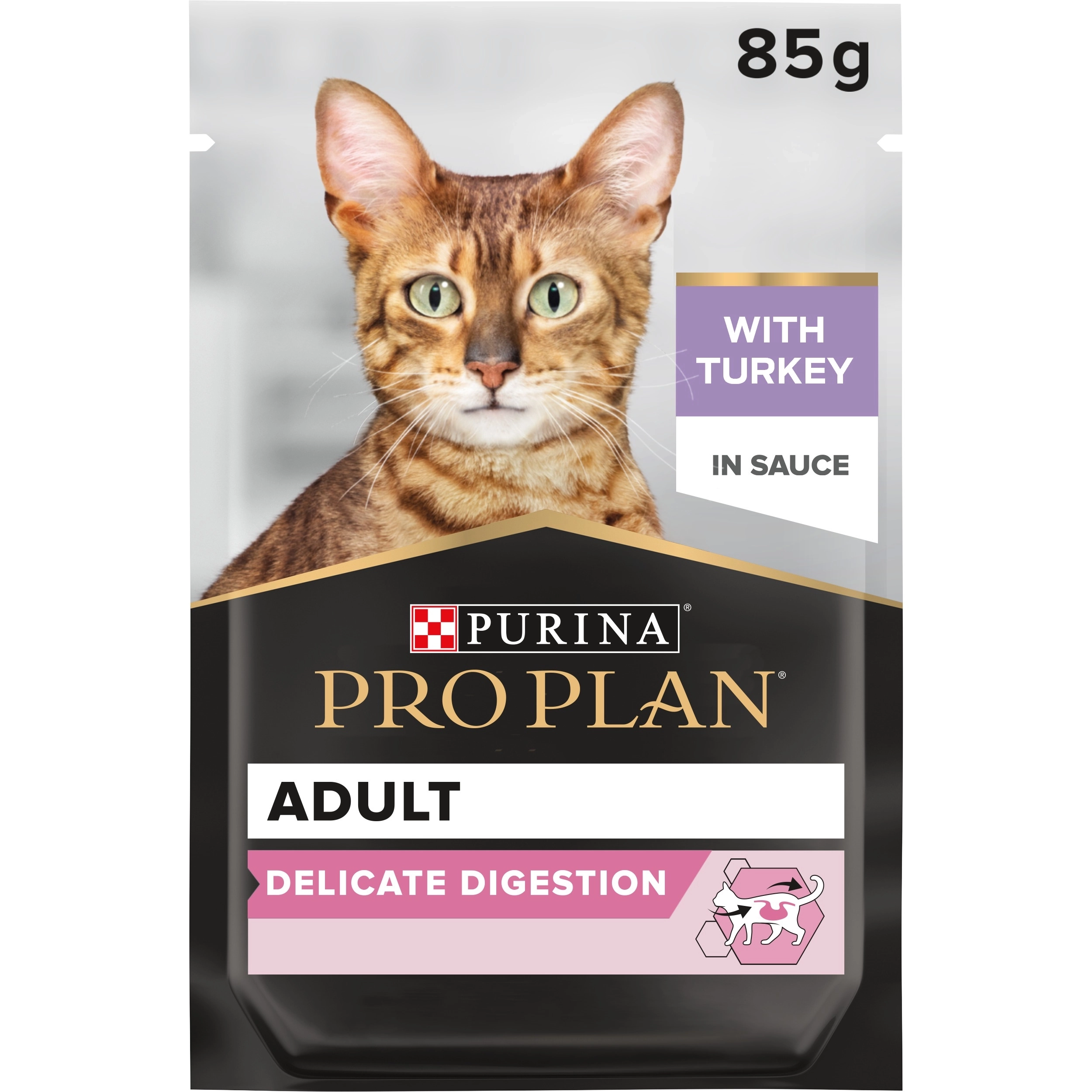 Purina Pro Plan Delicate Digestion Wet Cat Food, Turkey in Gravy