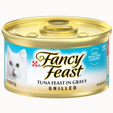 Fancy Feast Grilled Tuna Feast in Gravy Gourmet Cat Food 85g