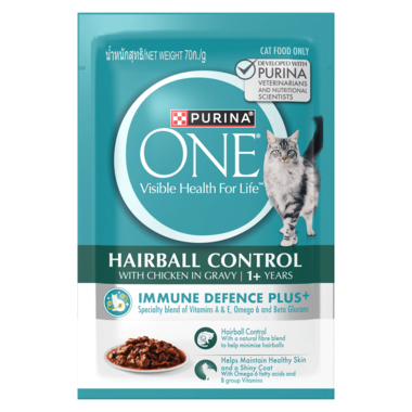 PURINA ONE Adult Hairball with Chicken in Gravy Wet Cat Food