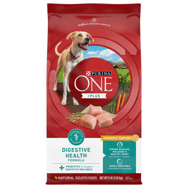 Purina ONE® +Plus Digestive Health Formula, 8 LB (3.63 kg)
