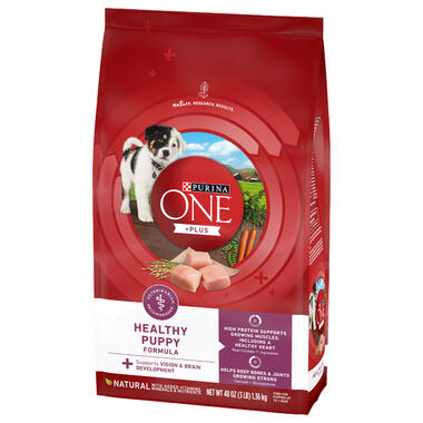 Purina ONE® +Plus Healthy Puppy Formula, 3lb (1.36 kg)