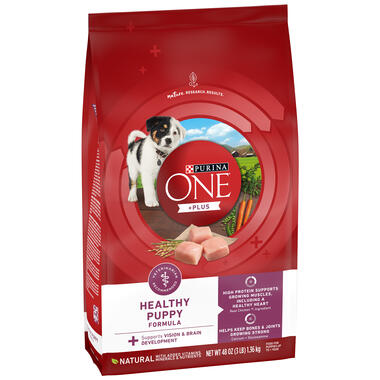 Purina ONE® +Plus Healthy Puppy Formula, 3lb (1.36 kg)