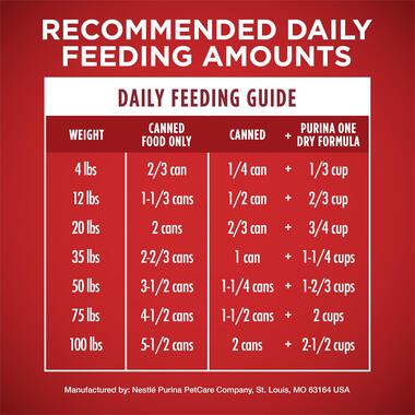 Purina ONE® Classic Ground Chicken & Brown Rice Entrée,0.8 LB  (368 g)