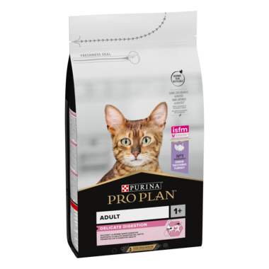 Purina Pro Plan Adult Delicate Digestion, Dry Cat Food with Turkey