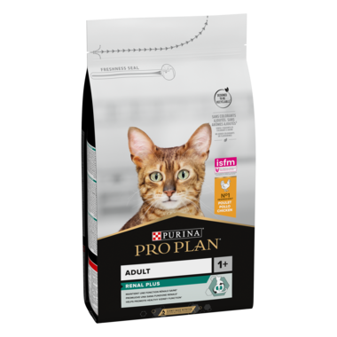 Purina Pro Plan Adult Renal Plus Everyday Dry Cat Food with Chicken