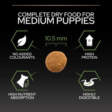 Purina Pro Plan Healthy Start Medium Puppy, Dry Dog food with Chicken