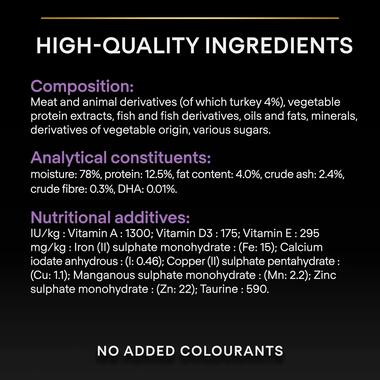 Purina Pro Plan Kitten, Wet Cat Food, Turkey in Gravy