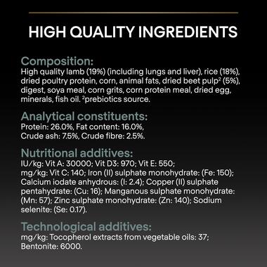 Purina Pro Plan Sensitive Digestion Medium Adult, Dry Dog food with Lamb