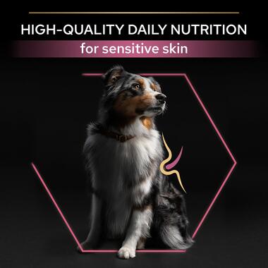 Purina Pro Plan Sensitive Skin Medium Adult, Dry Dog food with Salmon, 14 kg