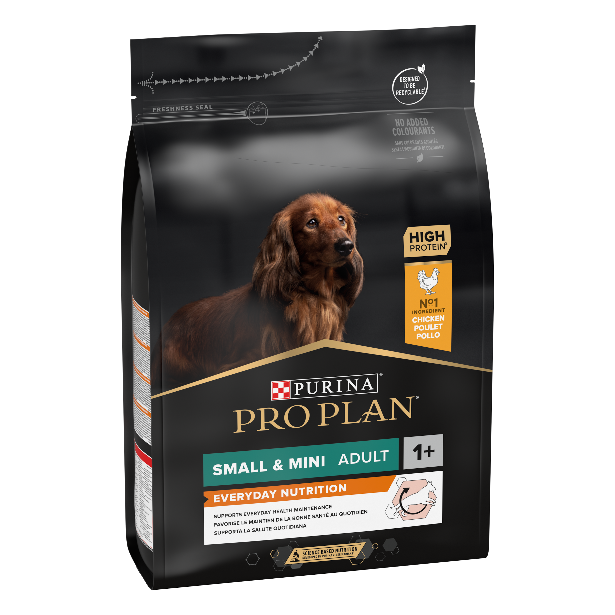 Purina Pro Plan Everyday Nutrition Small and Mini Adult, Dry Dog food with Chicken