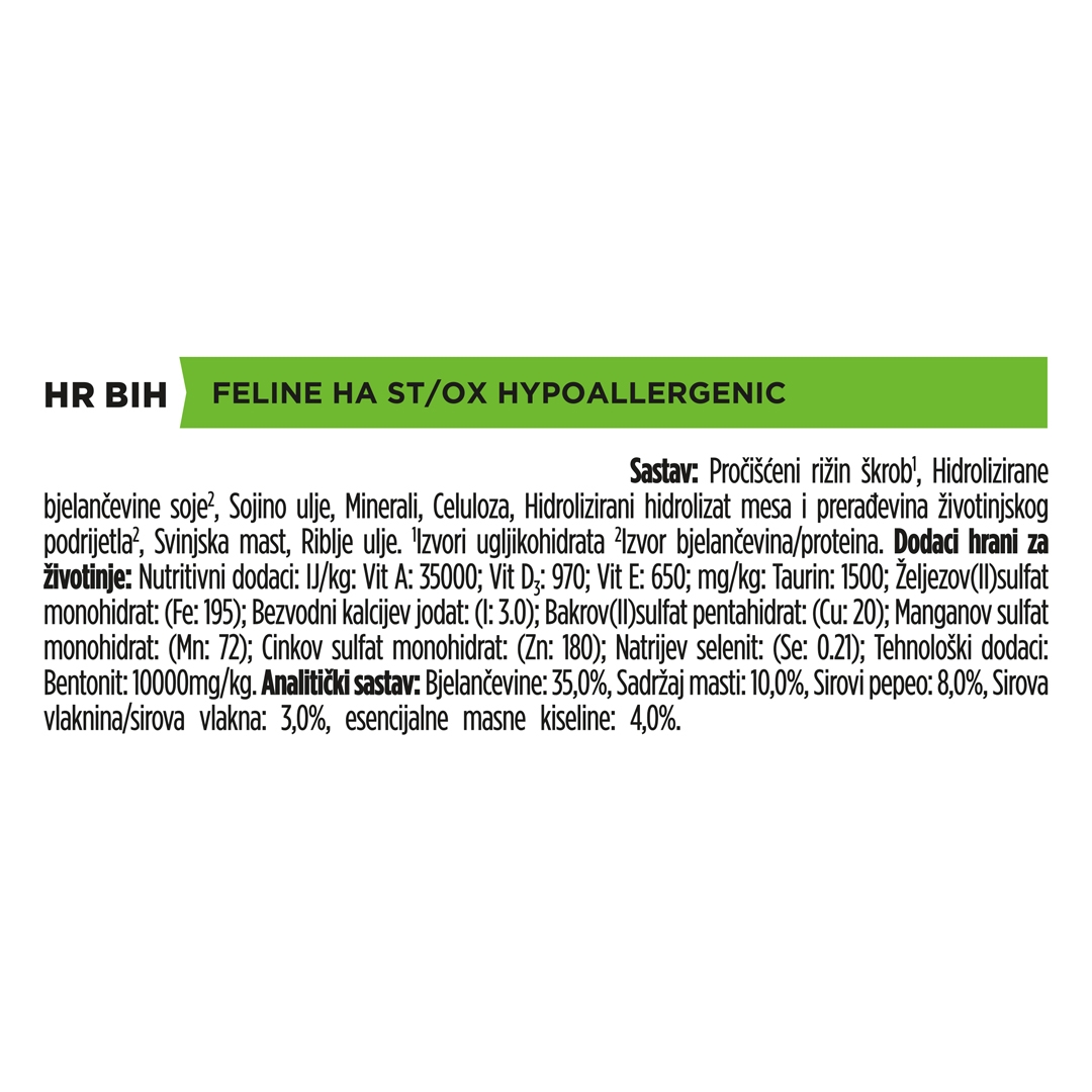 13114 PRO PLAN® VETERINARY DIETS HA Hypoallergenic Dry Cat Food