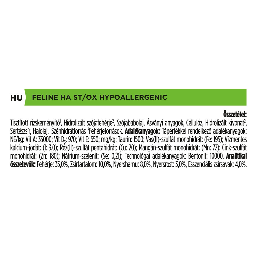 13114 PRO PLAN® VETERINARY DIETS HA Hypoallergenic Dry Cat Food