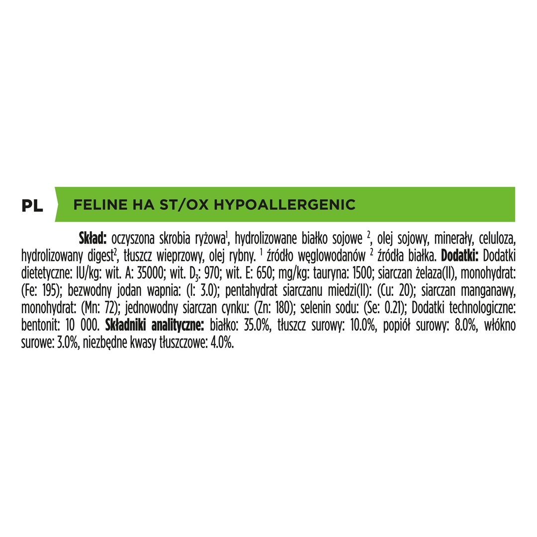 13114 PRO PLAN® VETERINARY DIETS HA Hypoallergenic Dry Cat Food