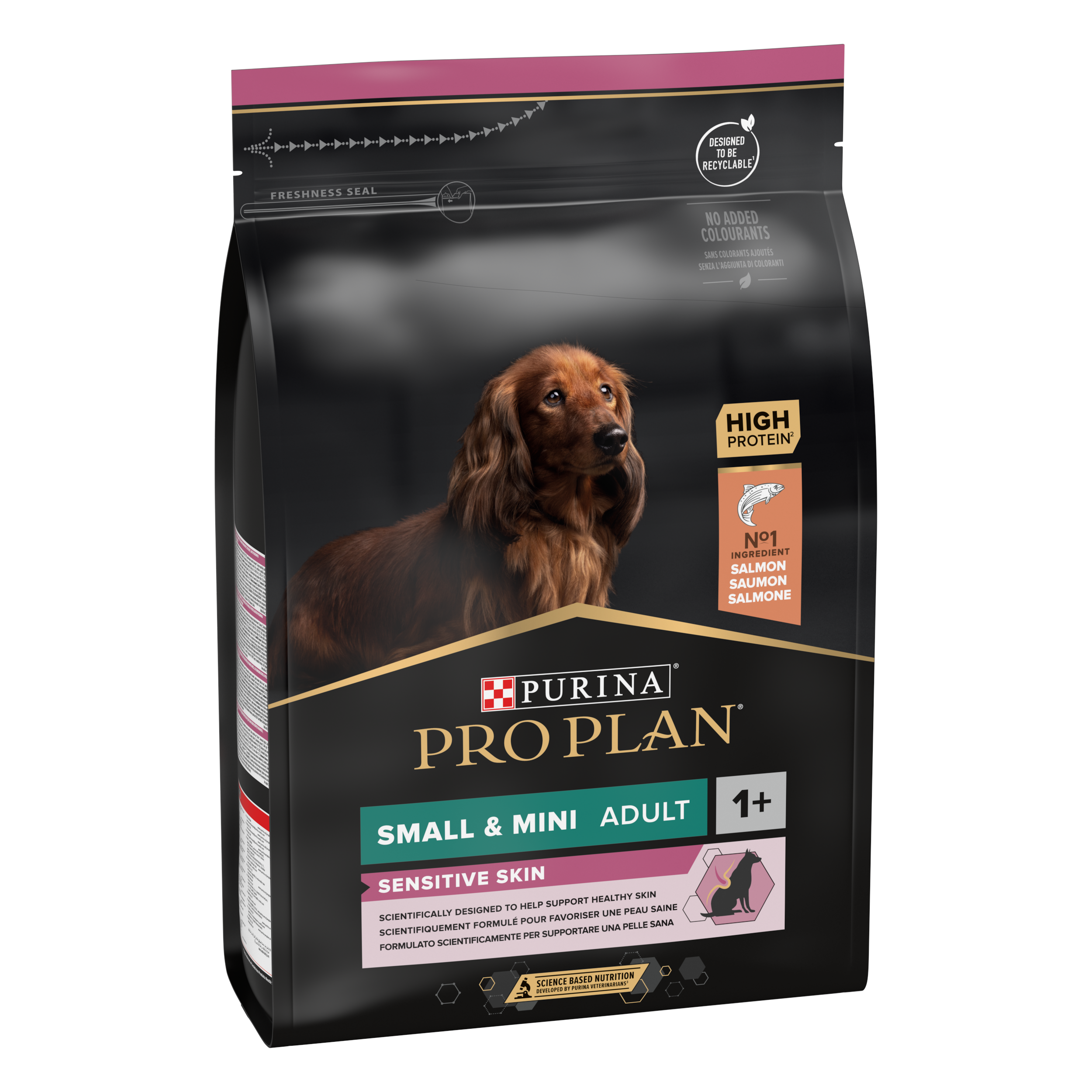 Purina Pro Plan Sensitive Skin Small and Mini Adult, Dry Dog food with Salmon