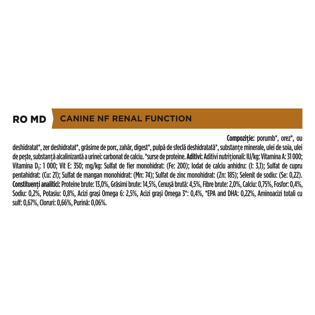 13099 PRO PLAN® VETERINARY DIETS NF Renal Function Dry Dog Food
