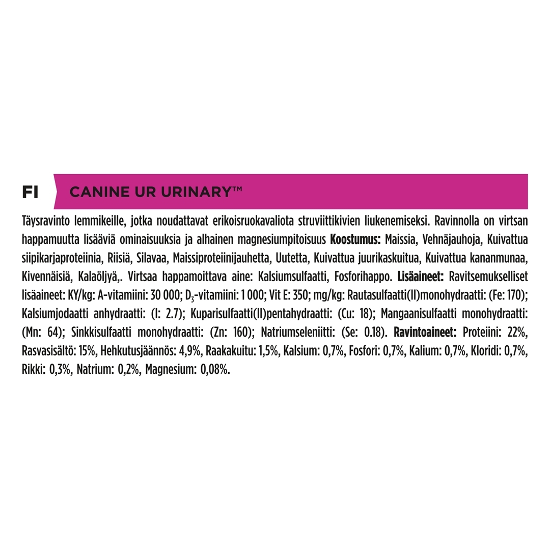 13101 PRO PLAN® VETERINARY DIETS UR Urinary Dry Dog Food