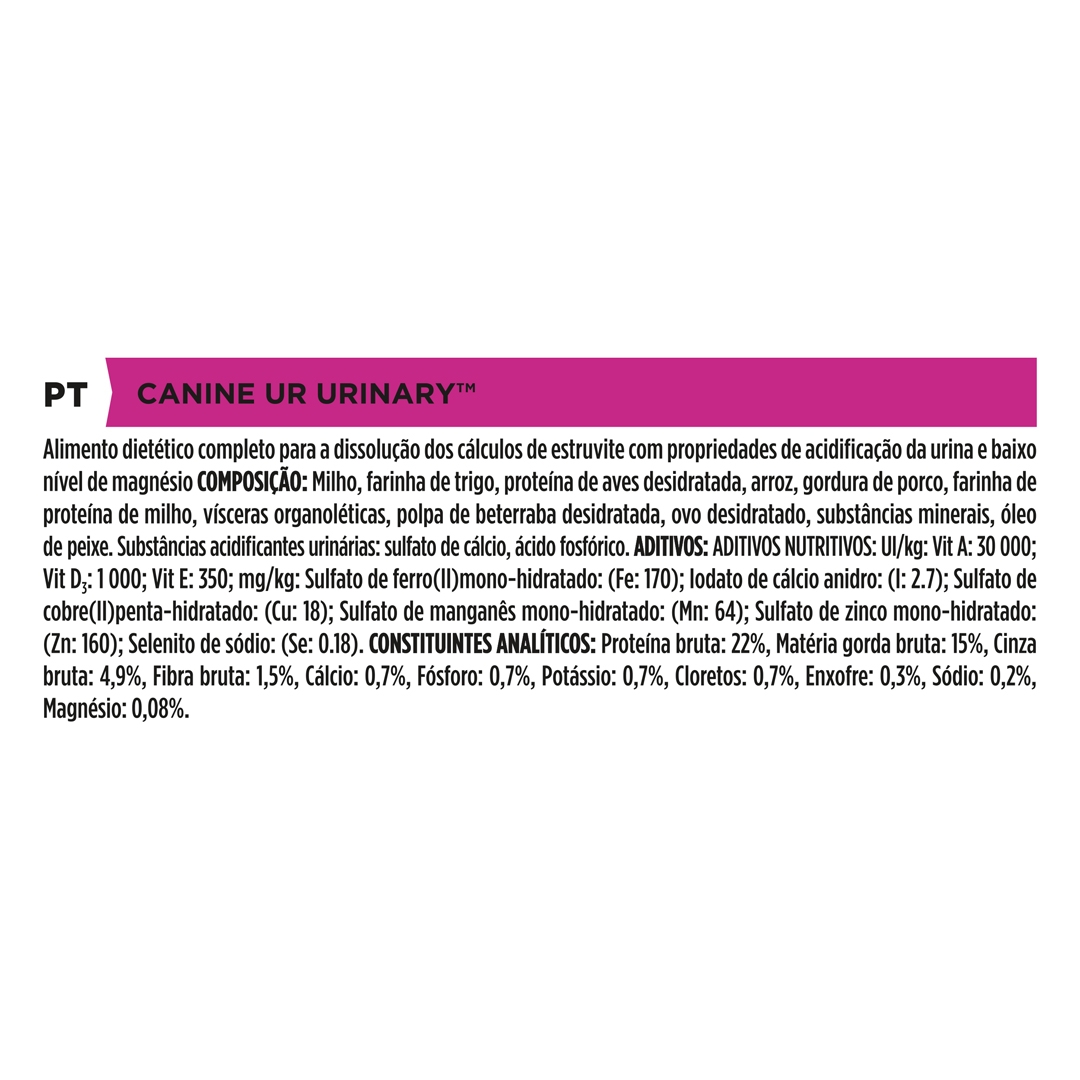 13101 PRO PLAN® VETERINARY DIETS UR Urinary Dry Dog Food