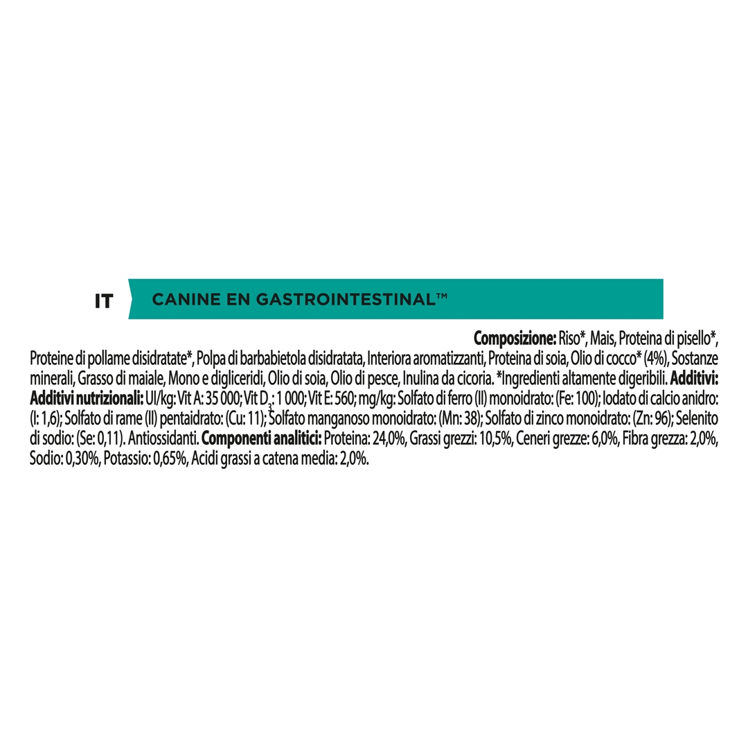 13126 PRO PLAN® VETERINARY DIETS EN Gastrointestinal Dry Dog Food