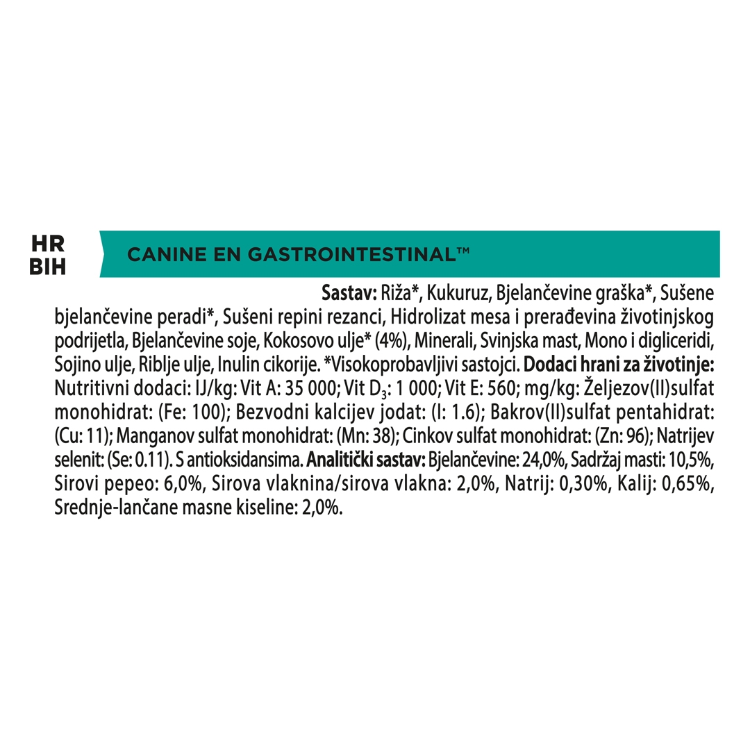 13126 PRO PLAN® VETERINARY DIETS EN Gastrointestinal Dry Dog Food