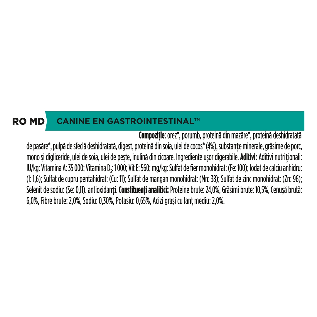 13126 PRO PLAN® VETERINARY DIETS EN Gastrointestinal Dry Dog Food