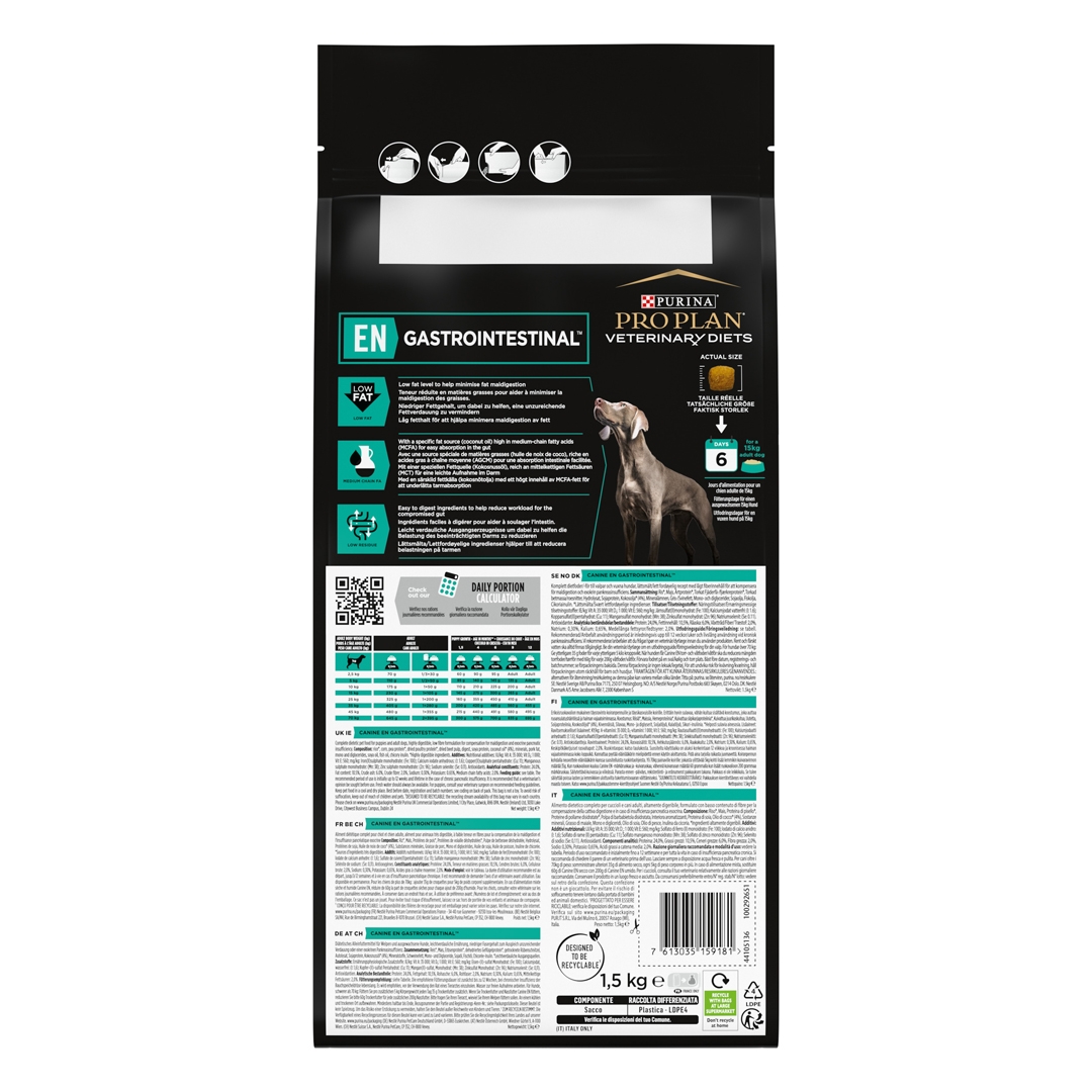 13126 PRO PLAN® VETERINARY DIETS EN Gastrointestinal Dry Dog Food