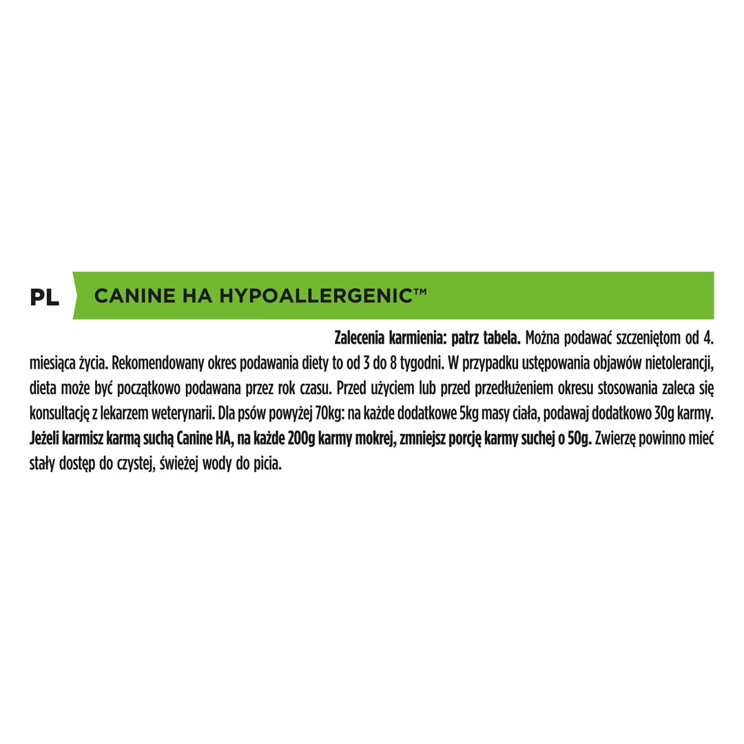 13102 PRO PLAN® VETERINARY DIETS HA Hypoallergenic Dry Dog Food