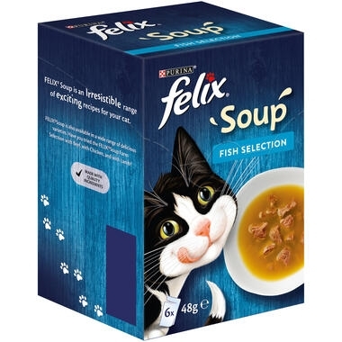 FELIX Soup Fish Selection Wet Cat Food
