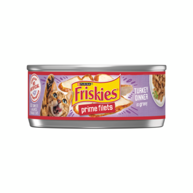 Friskies Prime Filets Turkey Dinner in Gravy Wet Cat Food