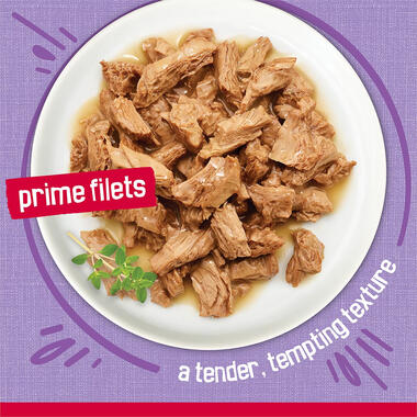 Friskies Prime Filets Turkey Dinner in Gravy Wet Cat Food