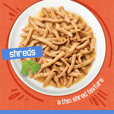 Friskies Shreds Chicken & Salmon Dinner in Gravy Adult Wet Cat Food
