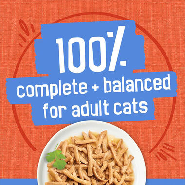 Friskies Shreds Chicken & Salmon Dinner in Gravy Adult Wet Cat Food