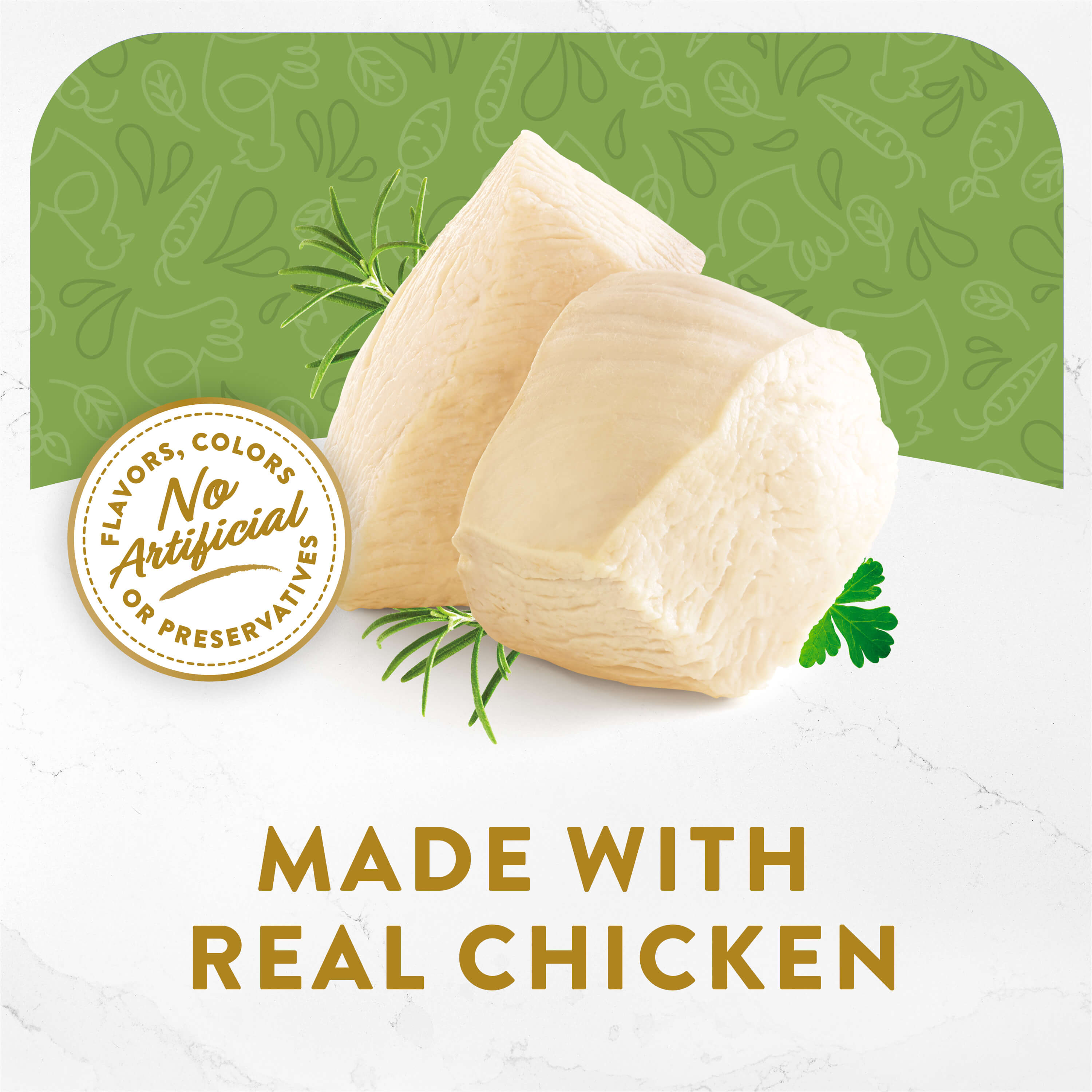 FANCY FEAST® Complement with Chicken & Vegetables in a Silky Broth