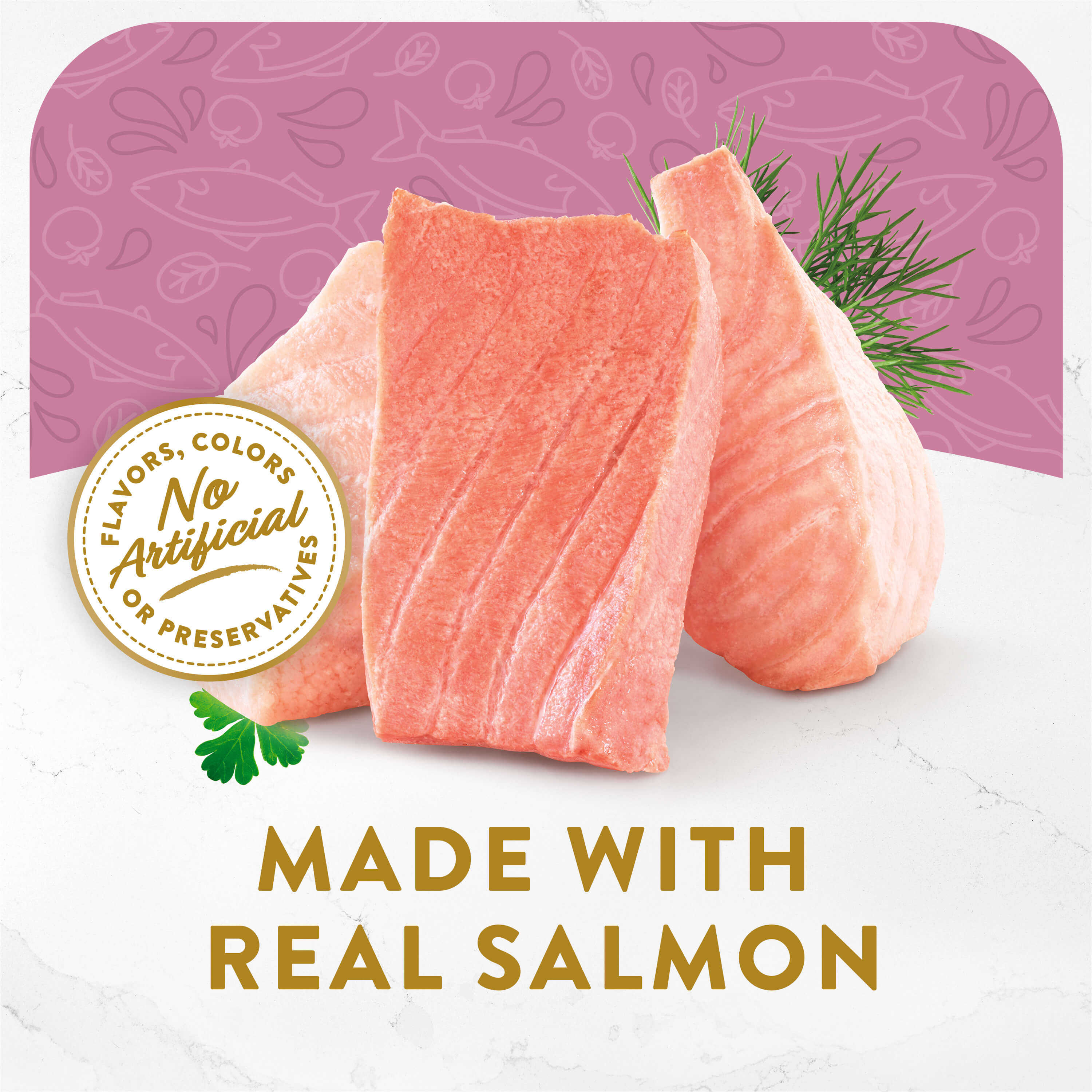 FANCY FEAST® with Wild Salmon & Whitefish in a Decadent Creamy Broth