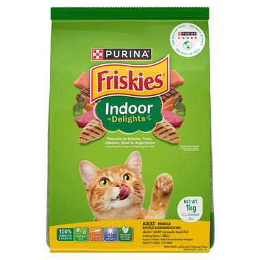 Friskies Indoor Delights Dry Cat Food