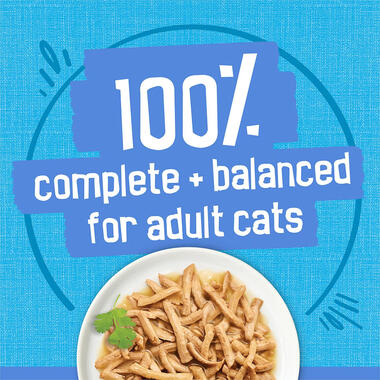 Friskies Shreds With Ocean Whitefish & Tuna In Sauce Wet Cat Food 156g