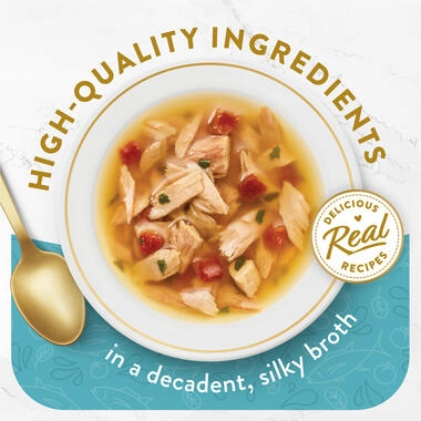 Fancy Feast with Tuna & Vegetables in a Decadent Silky Broth