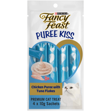 Fancy Feast® Adult Puree Kiss Chicken Puree With Tuna Flakes