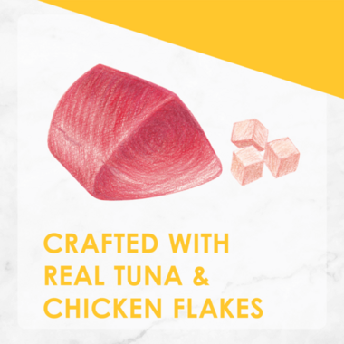 FANCY FEAST® Adult Puree Kiss Tuna Puree With Chicken Flakes
