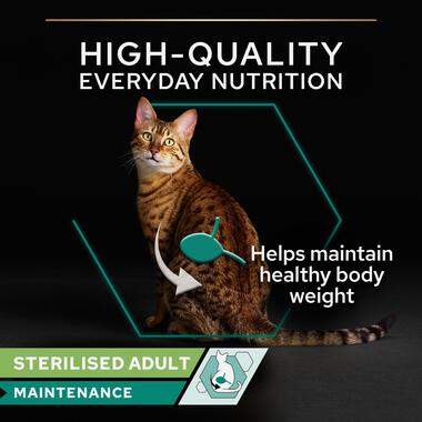 Purina Pro Plan Sterilised Wet Cat Food, Beef in Gravy
