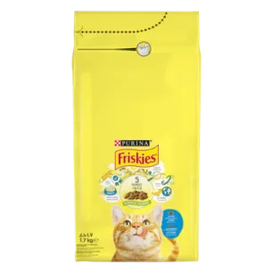Friskies with Salmon and with Vegetables Dry Cat Food