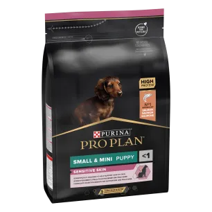 Purina Pro Plan Small and Mini Puppy Sensitive Skin, Dry Dog food with Salmon